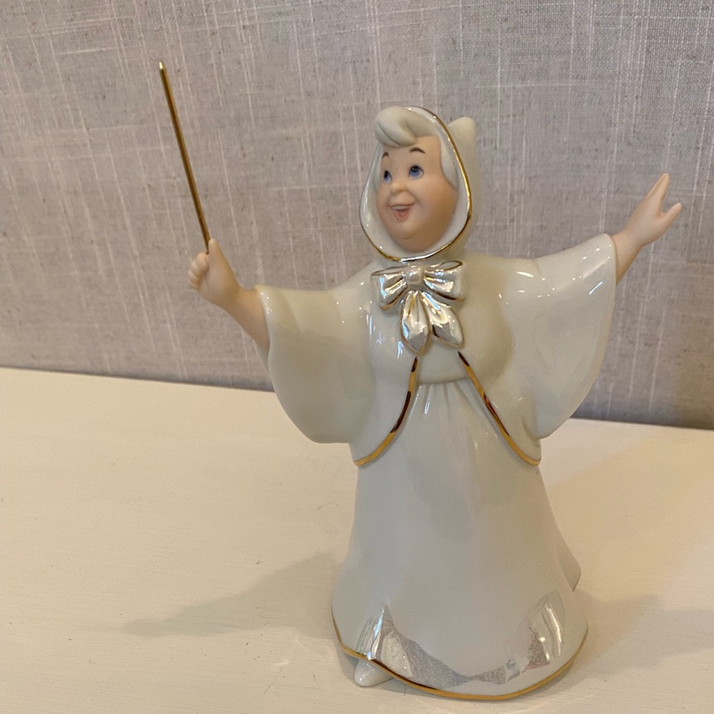 Disney Cinderella’s Fairy Godmother Lenox Figurine.